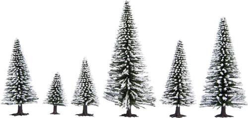 NOCH Hobby 26828 Set bomen Besneeuwde zilverspar 50 tot 140 mm Sneeuwwit 25 stuk(s)