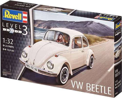 1:32 Revell 07681 Volkswagen VW Kever Plastic Modelbouwpakket