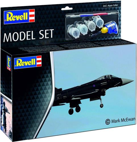 1:144 Revell 63796 Eurofighter Typhoon - RAF - Straaljager - Model Set Plastic Modelbouwpakket