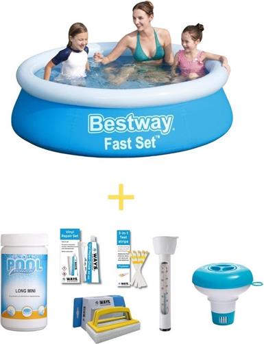 Bestway Zwembad - Fast Set - 183 x 51 cm - Inclusief Onderhoudspakket