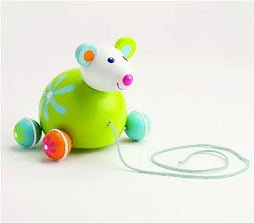 Boikido Mouse Green Trekfiguur - Muis Hout