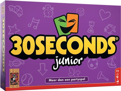 999 Games - 30 Seconds Â® Junior - Kindereditie van het razendpopulaire partyspel in een nieuw jasje! - 3+ spelers - Vanaf 7 jaar