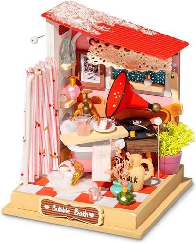 Robotime Rolife Bubble Bath DS018 - Badkamertje - Knutselen - DIY - Miniatuur - Hobby