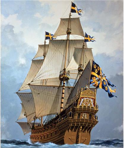 1:144 Airfix 09256V Wasa Ship Plastic Modelbouwpakket