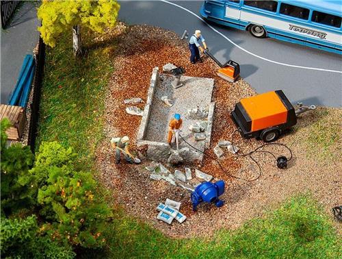 Faller - Construction machine set - FA180344 - modelbouwsets, hobbybouwspeelgoed voor kinderen, modelverf en accessoires