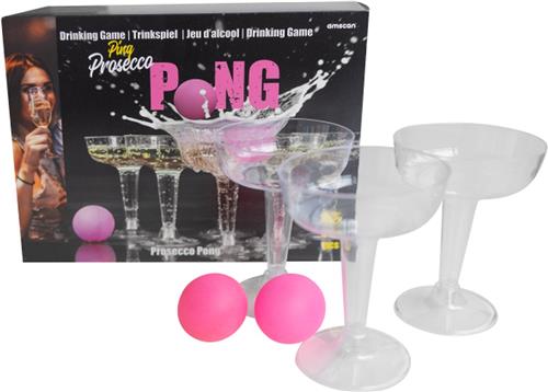 Amscan - Prosecco pong - 12 cups met 3 ballen