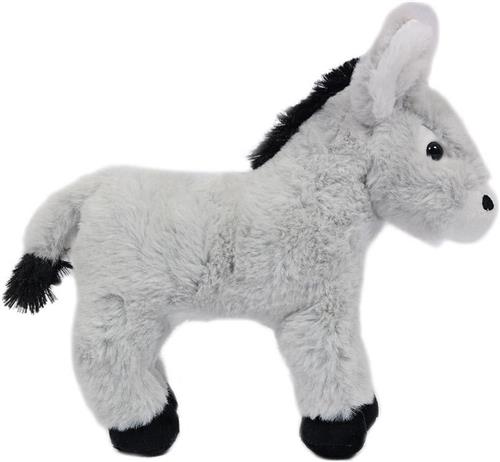 Pia soft Toys Knuffeldier Ezel - zachte pluche stof - premium kwaliteit knuffels - grijs - 22 cm - Ezels