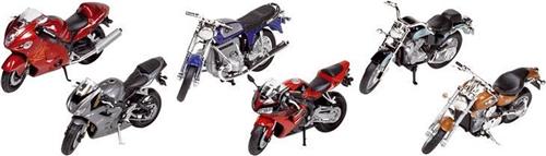 Goki Motorcycles, die-cast, 1:18, L= 11-12cm
