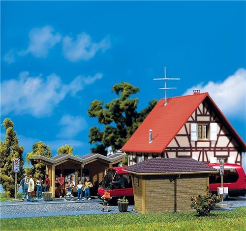 Faller - 2 Abris - modelbouwsets, hobbybouwspeelgoed voor kinderen, modelverf en accessoires