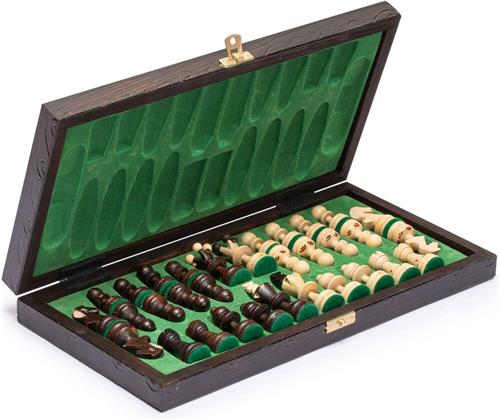 Solacis Magnetisch schaakspel - Magnetisch schaakbord - Reis schaakspel - Schaken - Schaakspel - Must have!