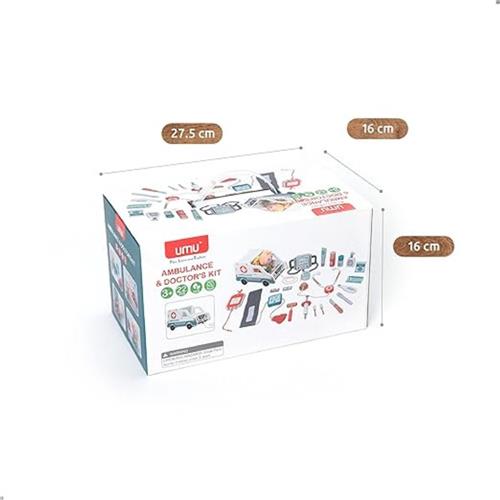 Equivera Dokterset Speelgoed - Doktersset - Speelgoed Doktersset - Dokterskoffer - Rollenspel - Cadeau