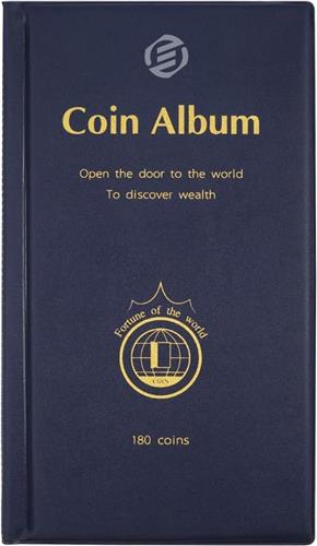 Equivera Muntenalbum - Muntenverzamelmap - Munten Verzamelmap - Munten Verzameling Opbergsysteem - Muntenmap - Muntenhouders - Munten Opbergbladen - Munten Opbergen - Geld Verzamelmap - Geldalbum - Geldmap