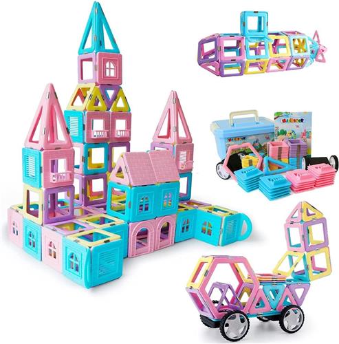 Solacis Magneet speelgoed - Magneetspeelgoed - Magneet speelgoed constructie - Magneet speelgoed bouwen blokken - Must have!