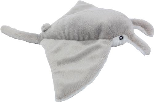 PIA Soft Toys Pluche Knuffeldier Manta rog grijs - 25 cm