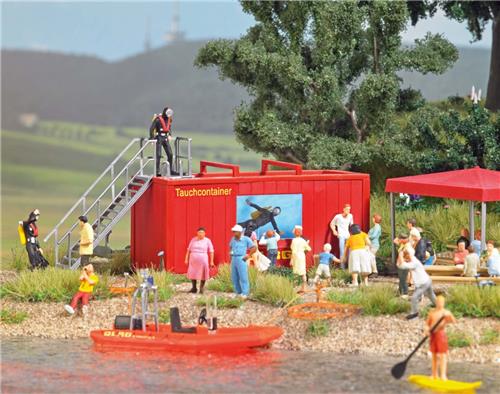 Busch - Dlrg Tauchcontainer H0 (2/20) * - BU1618 - modelbouwsets, hobbybouwspeelgoed voor kinderen, modelverf en accessoires