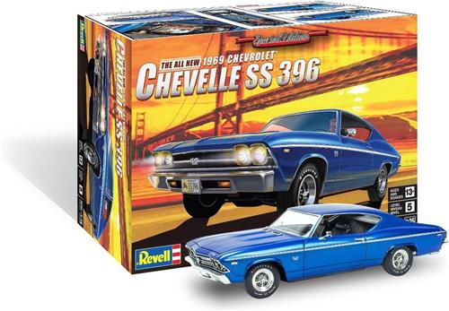 1:25 Revell 14492 1969 Chevelle SS Car Plastic Modelbouwpakket