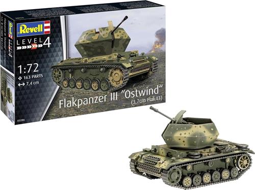 1:72 Revell 03286 Flakpanzer IIIOstwind (3,7 cm Flak 43) Plastic kit