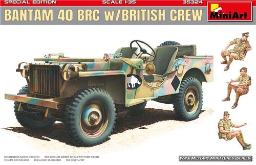 1:35 MiniArt 35324 Bantam 40BRC w/British crew  Plastic kit