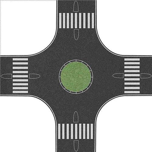 Busch - KREISVERKEHR N - modelbouwsets, hobbybouwspeelgoed voor kinderen, modelverf en accessoires