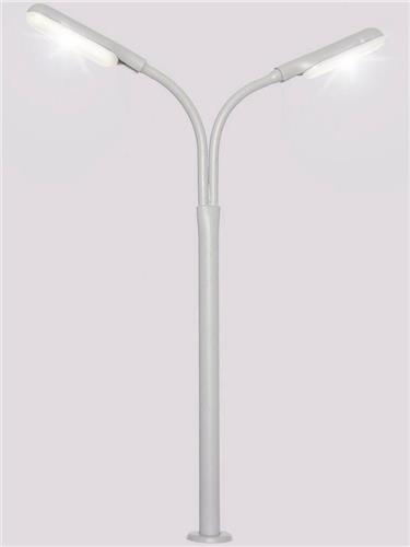 Viessmann Modelltechnik H0 Straatlantaarn Dubbel Kant-en-klaar model 6095 1 stuk(s)