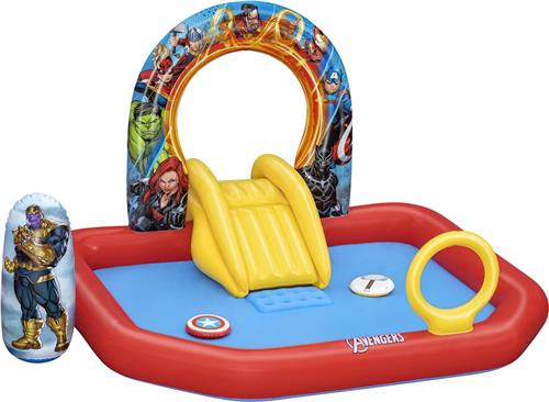 Bestway Opblaasbaar Zwembad Avengers Speeltuin 211x198x125 cm +2 Jaar Tuin 98800
