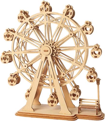 Robotime Modelbouwpakket Ferriswheel 16,5 Cm Hout 120-delig
