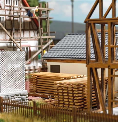 Busch - Bretterstapel H0 (3/20) * - BU7760 - modelbouwsets, hobbybouwspeelgoed voor kinderen, modelverf en accessoires