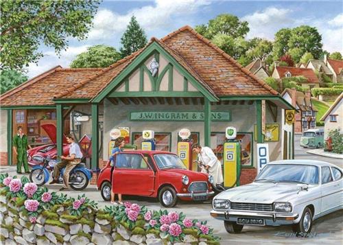 House of Puzzles Fill Her Up Please - BIG 250 Piece Jigsaw Puzzle