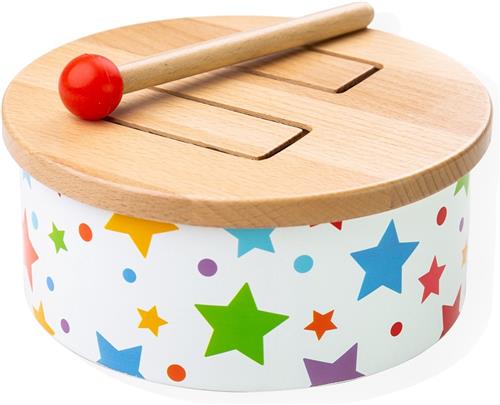 Trommel - Sterren - Hout