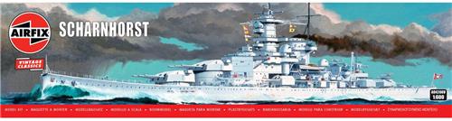Airfix Modelbouwpakket Schepen - 04206V Scharnhorst WWII - Scharnhorst-klasse - Vintage Classics - Duits Slagschip Plastic - 1:600 - Modelbouw