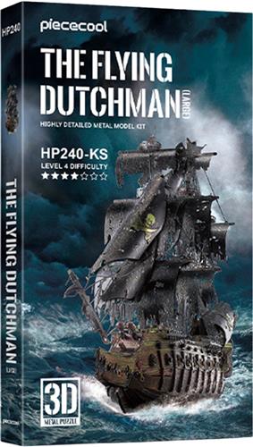 PIECECOOL - The Flying Dutchman Large - Geronimo Games - Hobby - Metalen Model - 3D Puzzel - Level 4 - 369 stukjes