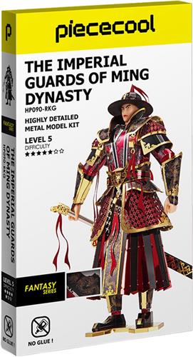 PIECECOOL - The Imperial Guards of Ming Dynasty - Geronimo Games - Hobby - Metalen Model - Level 5 - Highly details - color - 168 stukjes