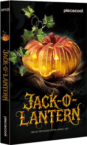 PIECECOOL - Jack O'lantern - Geronimo Games - Hobby - Metalen Model - 3D Puzzel - Color - 69 stukjes