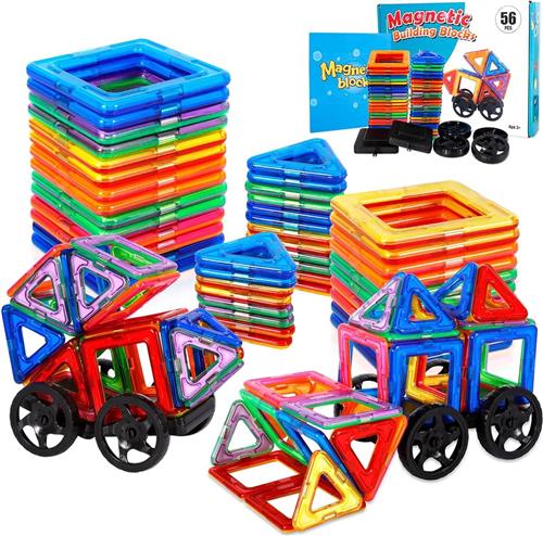 Solacis Magneet speelgoed - Magneetspeelgoed - Magneet speelgoed constructie - Magneet speelgoed bouwen blokken - Must have!