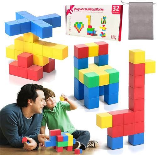 Solacis Magneet speelgoed - Magneetspeelgoed - Magneet speelgoed constructie - Magneet speelgoed bouwen blokken - Must have!
