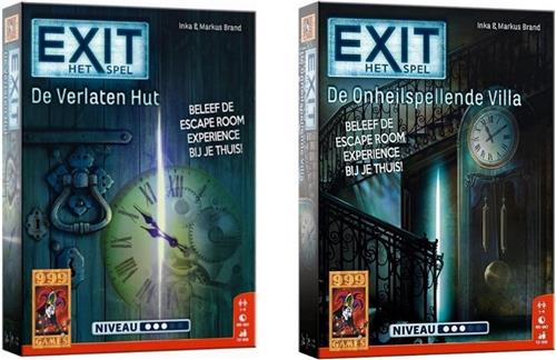 Spellenbundel - 2 Stuks - Exit - De Verlaten Hut & Exit - De Onheilspellende Villa