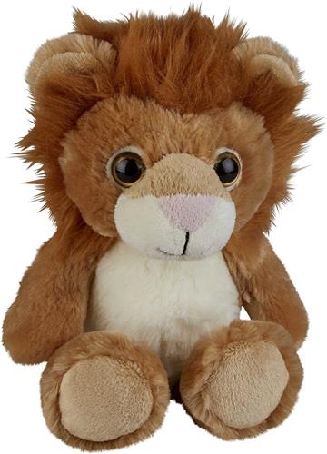 Pluche knuffel dieren Leeuw 18 cm - Speelgoed dieren knuffelbeesten - Leuk als cadeau