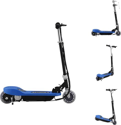 vidaXL Elektrische Step - Elektrische Steppen - Elektrische Steps - Electrische Step - Step elektrisch 120 W blauw