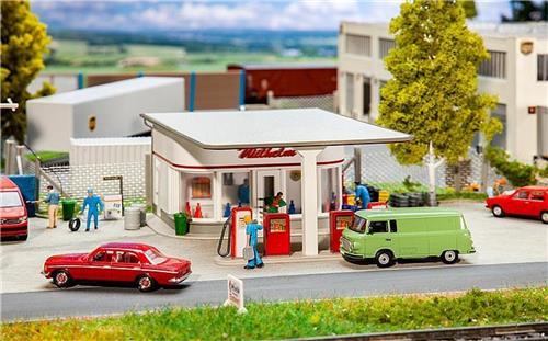 Faller - 50s Filling station - FA130590 - modelbouwsets, hobbybouwspeelgoed voor kinderen, modelverf en accessoires