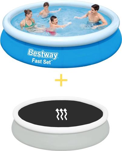 Bestway Zwembad - Fast Set - 366 x 76 cm - Inclusief Solarzeil
