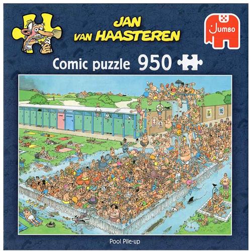 Jumbo - Jan van Haasteren - Pool Pile up - Bomvol Bad - Legpuzzel - 950 stukjes
