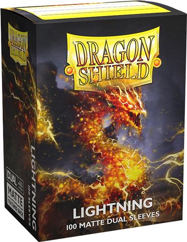 Dragon Shield  Matte Dual Sleeves Lightning 100x