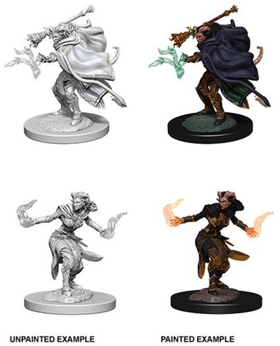 Asmodee D&D Miniatures Female Tiefling Warlock (6x) - EN