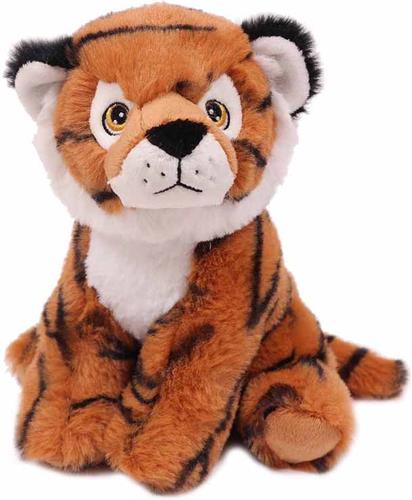 Eco Knuffel Tijger bruin zittend 20 cm