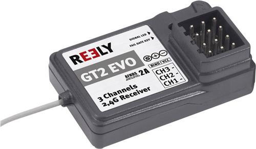 Reely GT2 EVO 3-kanaals ontvanger 2,4 GHz Stekkersysteem JR