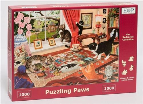 Legpuzzel - 1000 stukjes -Puzzling Paws  - House of Puzzels