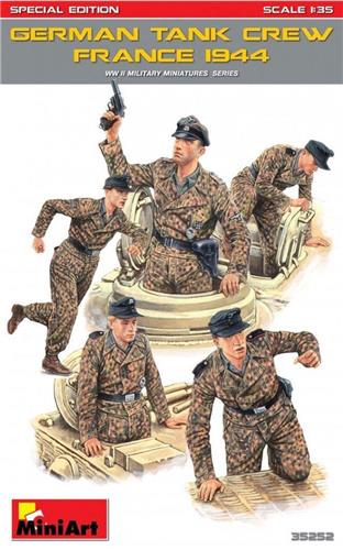 Miniart - German Tank Crew France 1944. S.e. (Min35252) - modelbouwsets, hobbybouwspeelgoed voor kinderen, modelverf en accessoires