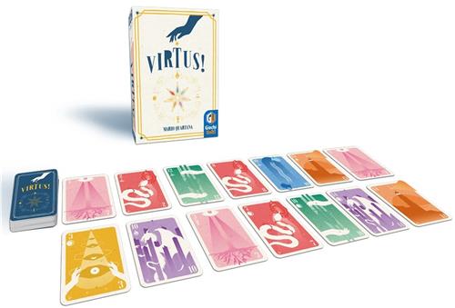 Asmodee bordspel Virtus strategisch kaartspel voor 2-7 spelers.