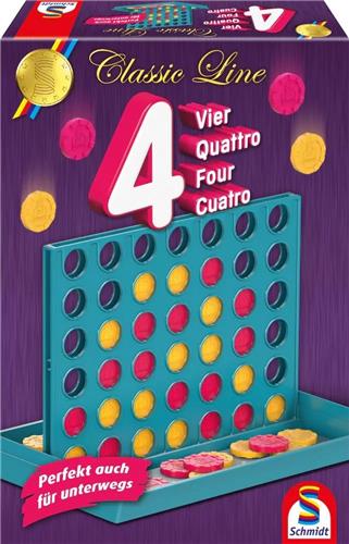 SchmidtÂ® - Vier op een Rij Classic Line - Bordspel - Strategisch denkspel - vanaf 6 jaar - 2 spelers