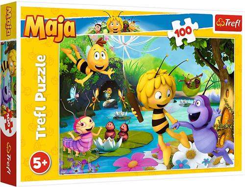 Maya de Bij - Puzzel - 5+ - 100 stuks - Sinterklaas - Kerst - Kinderpuzzel